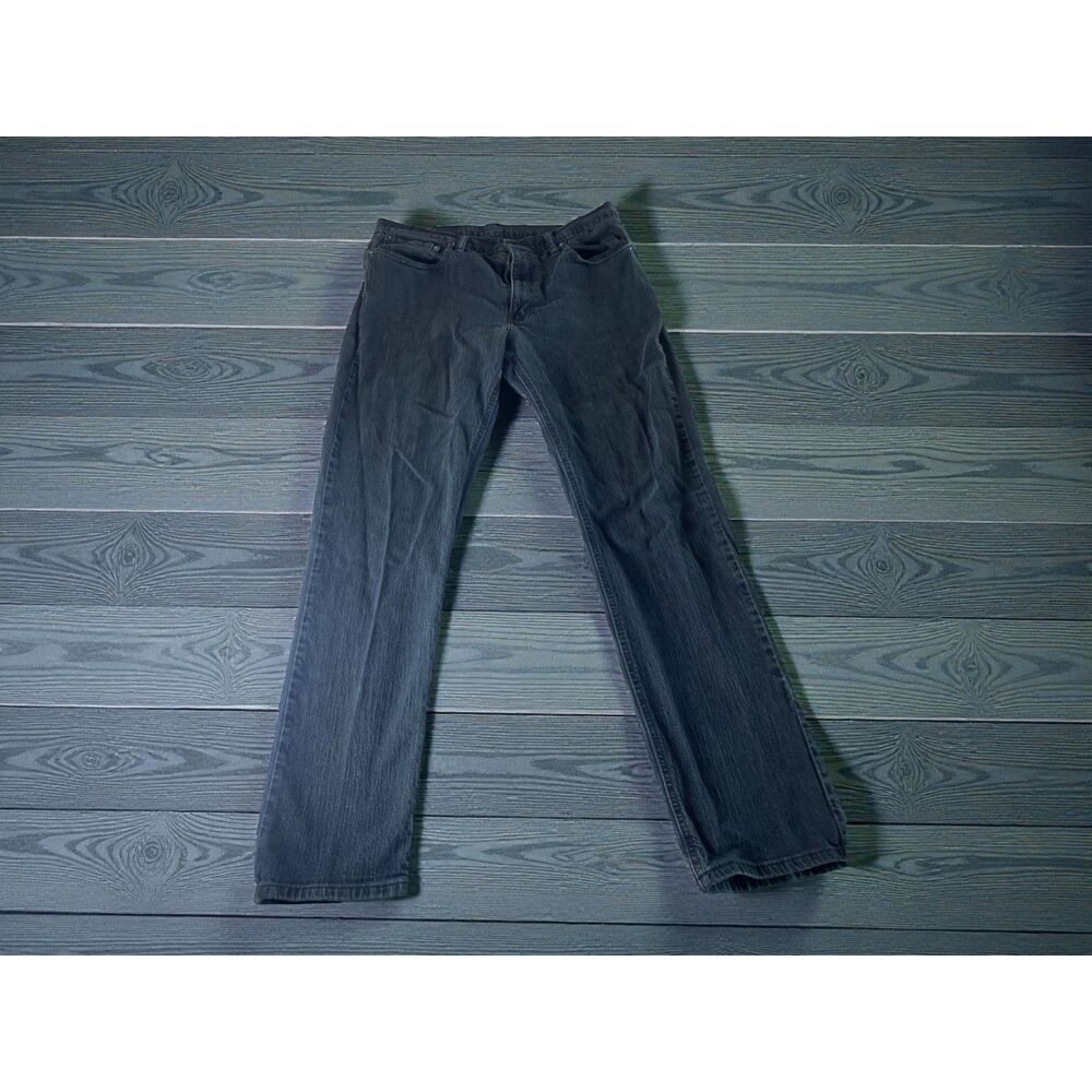 Levi’s Straight Leg Jeans – Black Wash – Size 36x34
